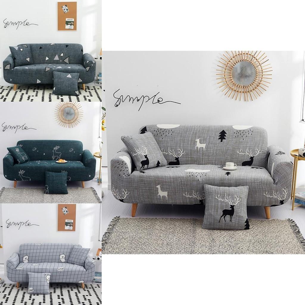 Luxurious Geometric Flower Pattern Slipcover For Sofas Offering Excellent Fit And Comfort