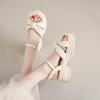 Fairy Shoes Thick-soled Shoes New Women's Thick-heeled Beach Sandals