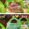 10PCS Christmas Festival Gift Bags Halloween Candy Packaging For Biscuits Cookies Chocolate Parties Holiday Decor Ziplock Bags