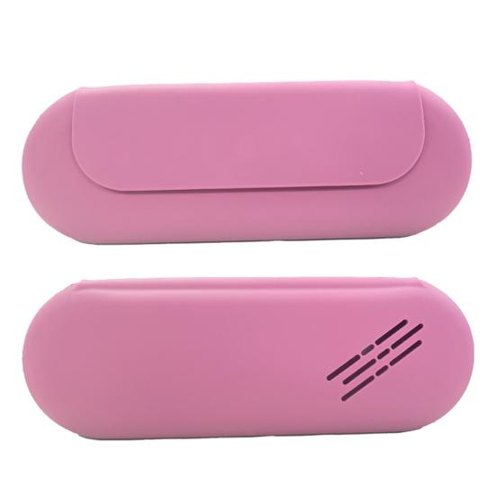 Silicone Makeup Brush Organizer Storage Box Large Capacity Magnetic Closure Waterproof Portable Travel Cosmetic Brush Case