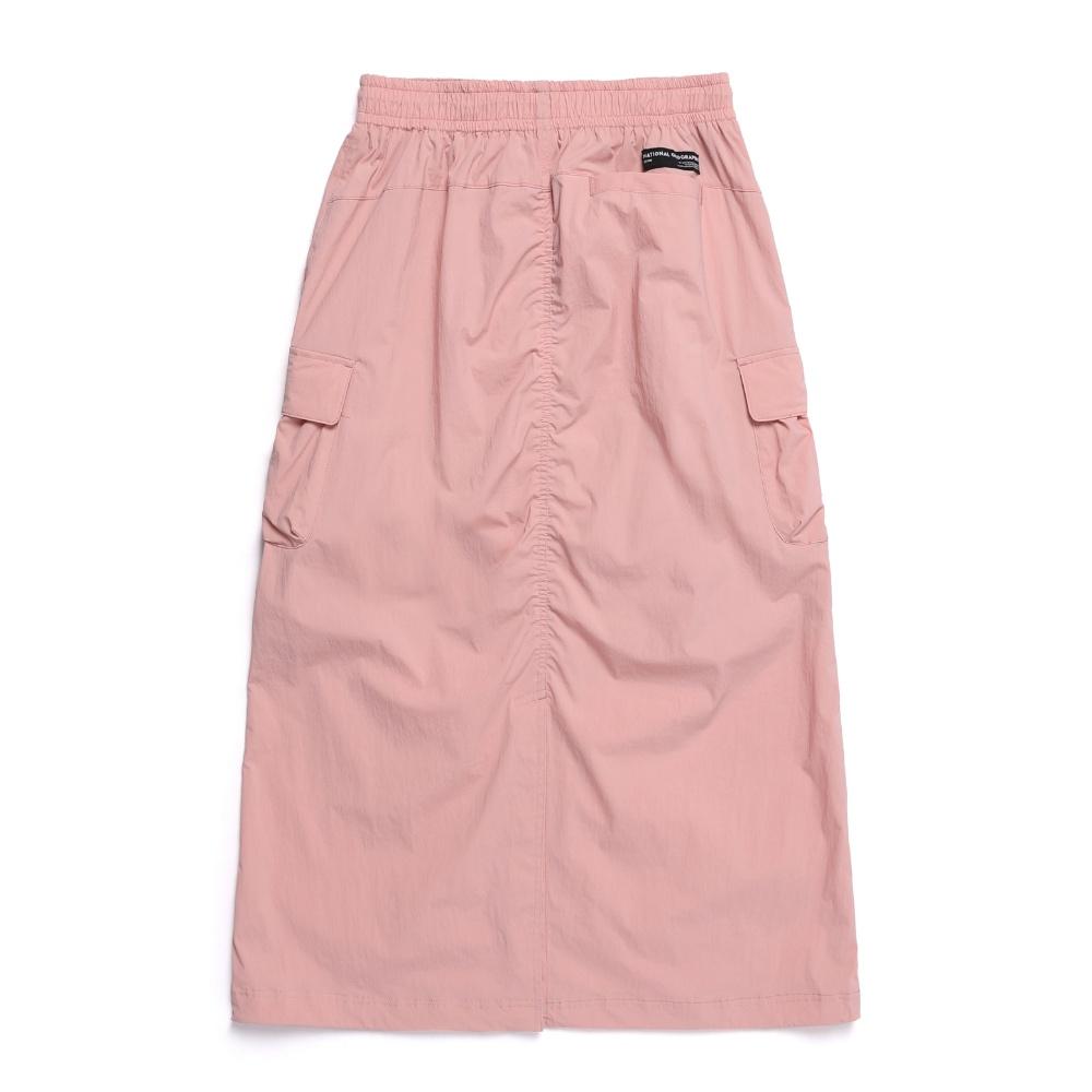 NATIONALGEOGRAPHIC N251Wsk080 Women'S Cygnus Woven Cargo Pocket Skirt Dark Peach
