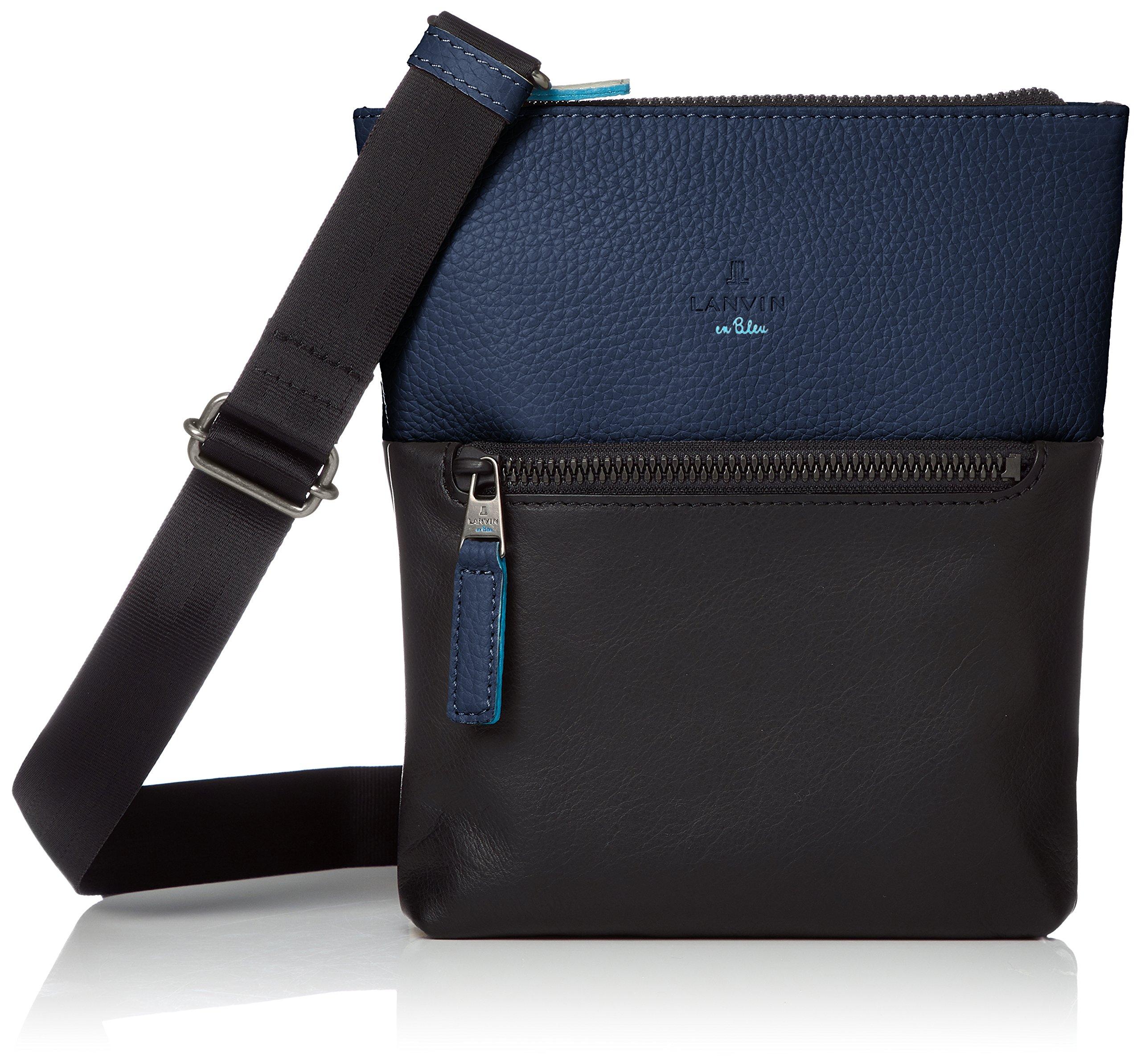 

Сумка на плечо Lanvin en Bleu Felicita с вырезами на плечевом ремне, синяя, 574101