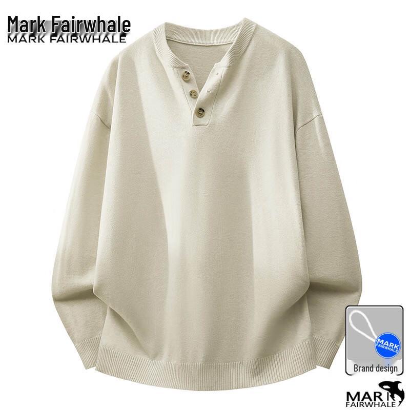 Mark Fairwhale Men's Round Neck Knit Sweater