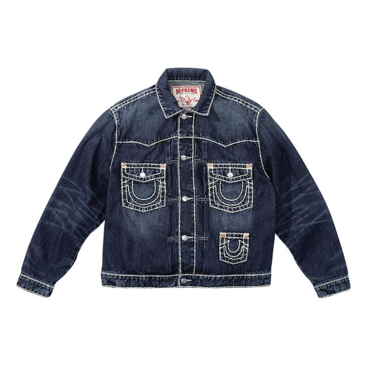 Supreme True Religion Denim Trucker Jacke SUP-FW21-214