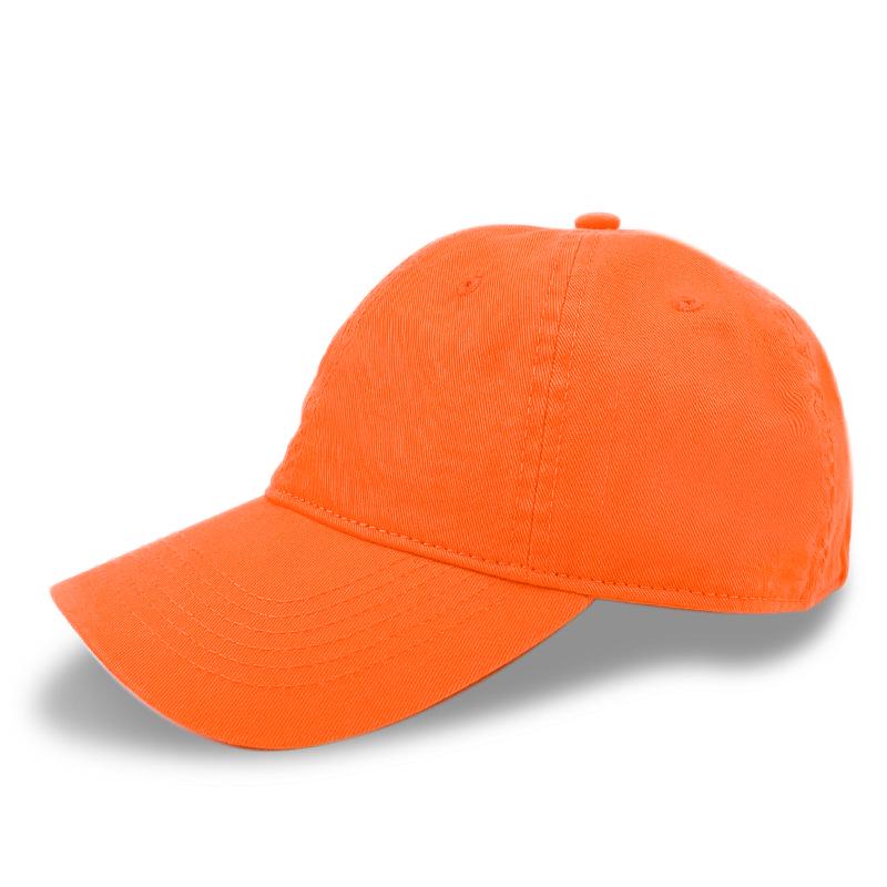 Premium Washed Cotton Duckbill Baseball Cap: Soft, Sunshade, Distressed Embroidery