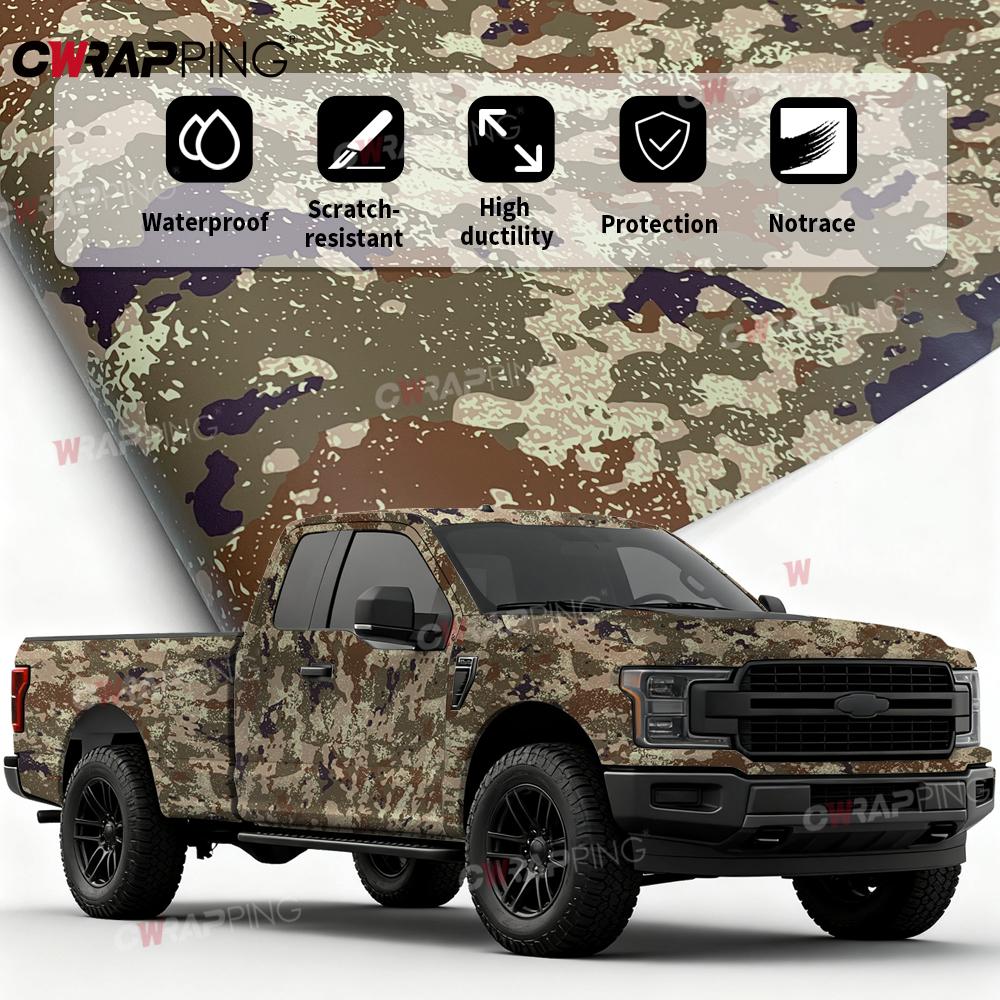 Automotive Vinyl Wrap Car Wrapping Film Anti-Scratch Camouflage Motorcycle Stickers Tuning Auto Accessories Car Body Films Parts