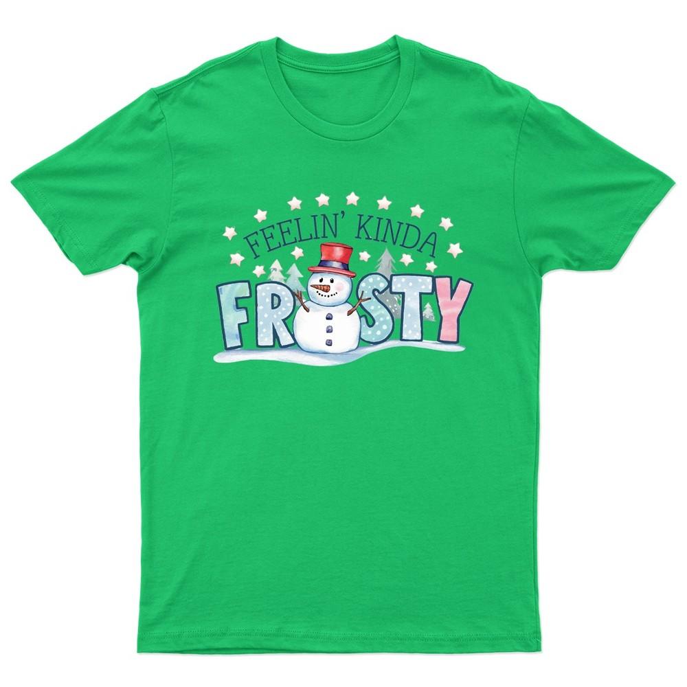 Feelin Kinda Frosty SnowUnisex TShirt Unisex Gift Retro Funny Unisexs Vintage S