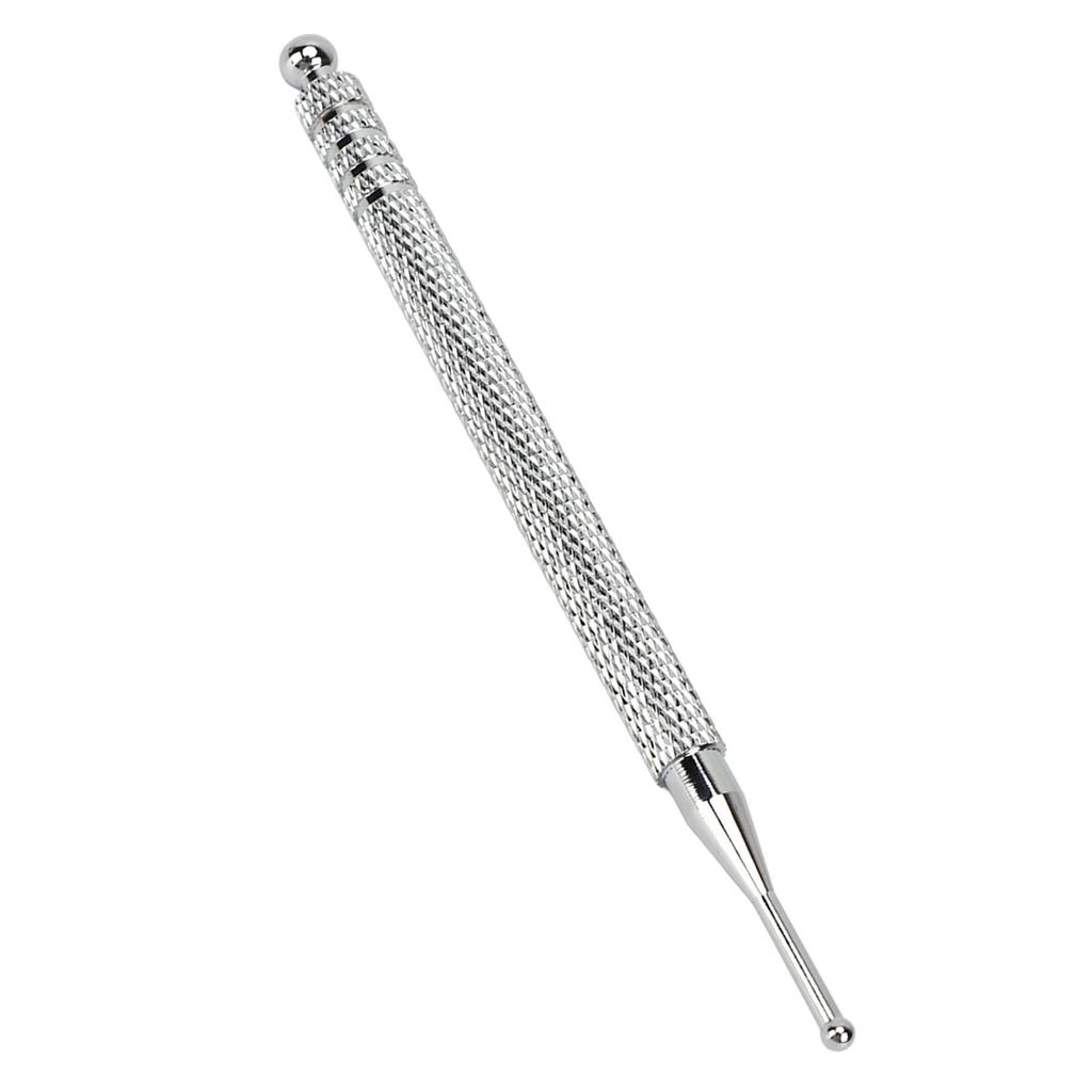 Copper Ear Acupuncture Pen Professional Ergonomic Ear Acupoint Reflexology Massage Tool Silver