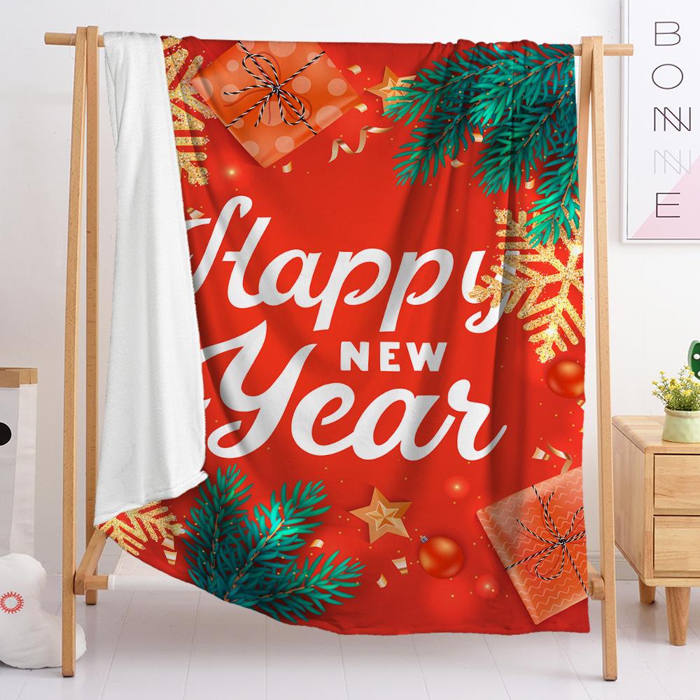 Digital Print Blessing Flannel Blanket Wish Crystal Fleece Cover Happy Blanket