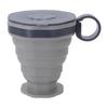 9,8 cm x 8,5 cm Faltbarer Silikonbecher Kompakt Leichtgewicht Wasserbecher Kompakter Wasserbehälter Temperaturbeständig