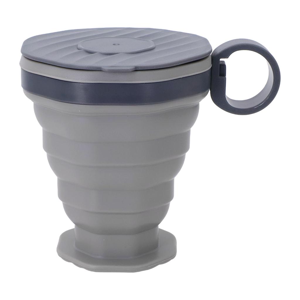 9,8 cm x 8,5 cm Faltbarer Silikonbecher Kompakt Leichtgewicht Wasserbecher Kompakter Wasserbehälter Temperaturbeständig