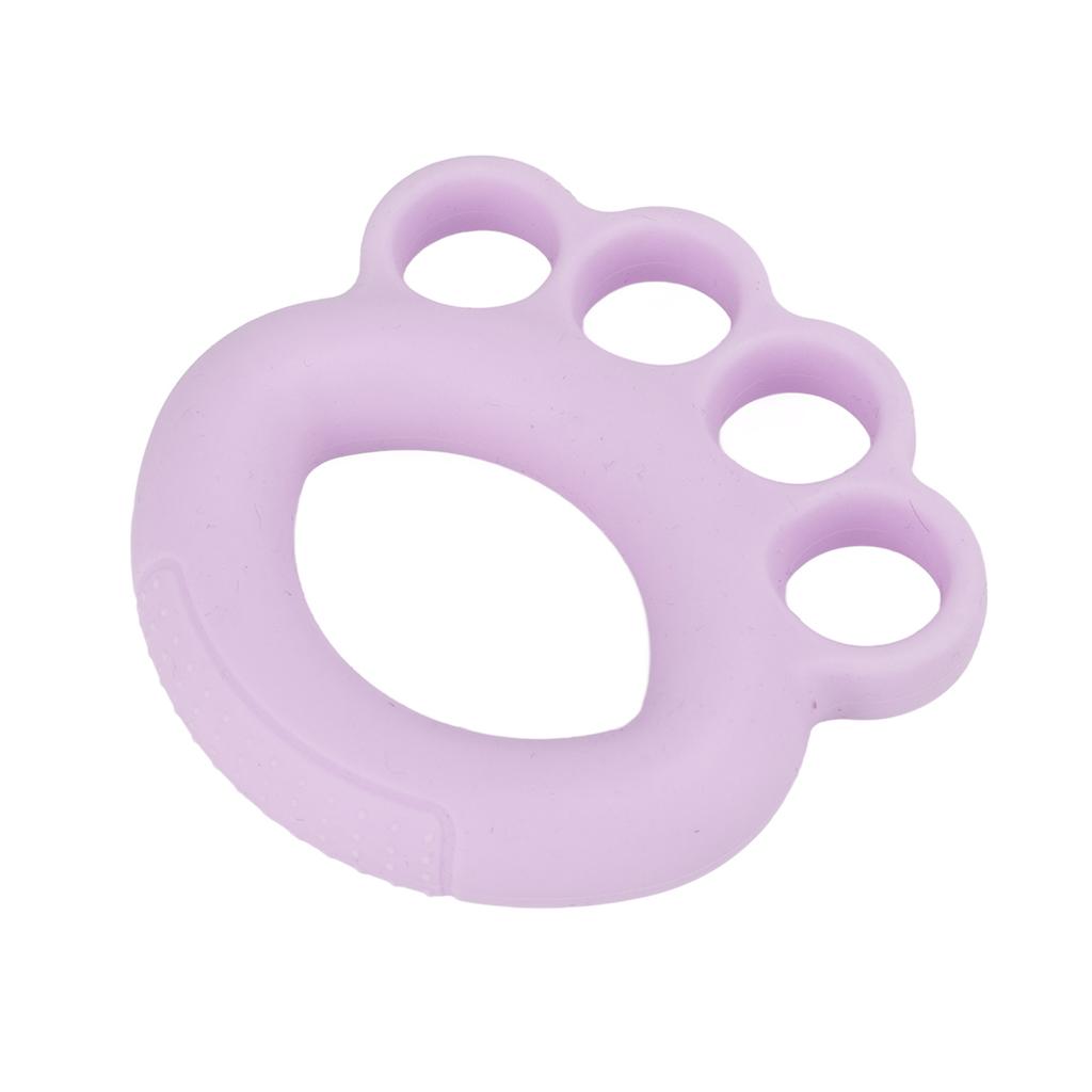 Finger Strength Trainer Hand Grip Exerciser Strengthener Silicone for Children AdultPurple