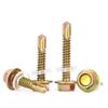 Yellow Zinc Plated External Hex Self-Drilling Screws