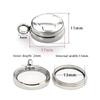 15pcs Curved Glass Living Locket Pendant Floating Locket Necklace For Women Stainless Steel Jewelry Making Reliquary Medallion