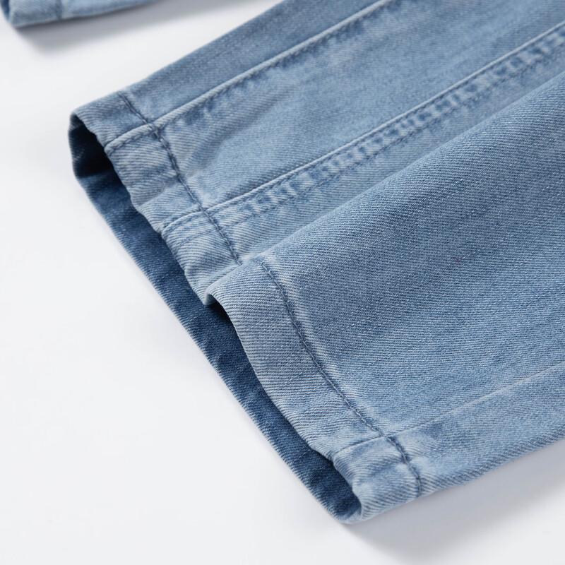 HAZZYS Boys' Lightweight Denim Capri Shorts
