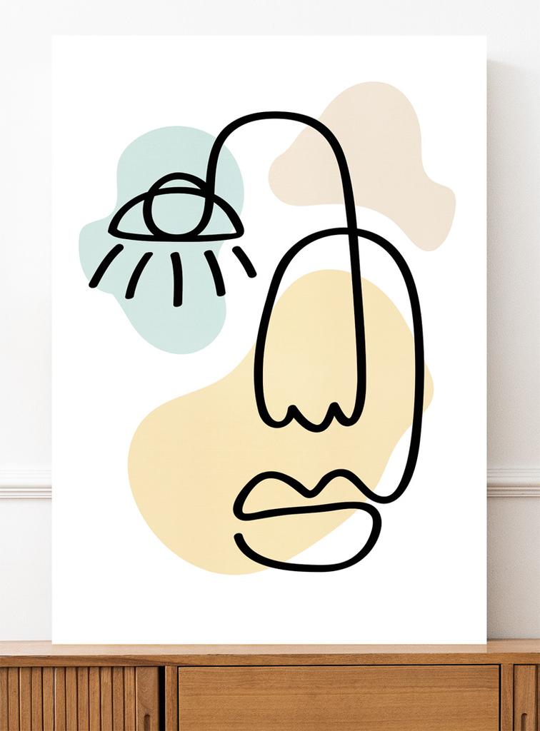 Poster Face Portrait Henri Matisse