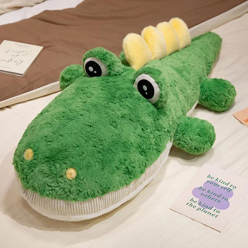 Long Cute Dinosaur Plush Toy Soft Cartoon Animal Crocodile Plush Doll Boyfriend Pillow Child Girl Birthday Gift