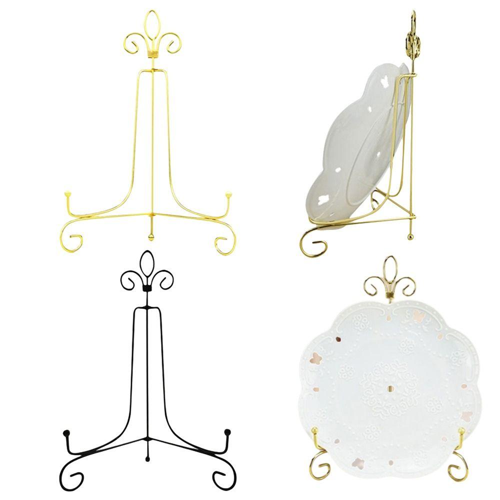 Iron Plate Stands 10inch Metal Easel Rack Durable Display Stand  Home Decoration