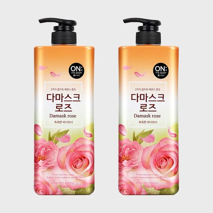 On the Body_On the Body Flower Damask Rose Body Wash 900g X 2