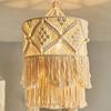 1Pc Chandelier Chic Macrame Bohemia Lampshade Woven Lamp Shade Hanging Lamp Cover Tapestry Decor Pendant Light Cover