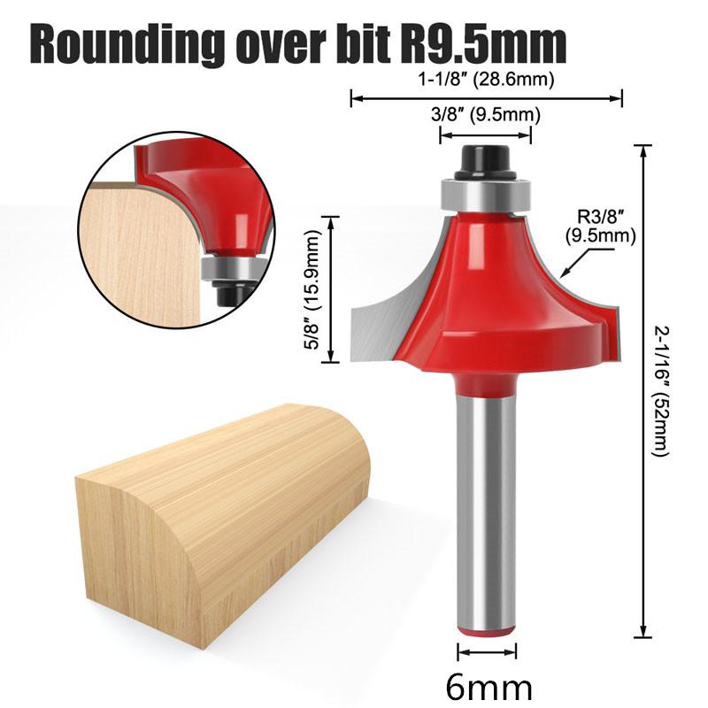 6mm Schaft Holzbearbeitung Bit Set Holz Trimmen Gerade Fräser Holz Arbeits Router Werkzeuge