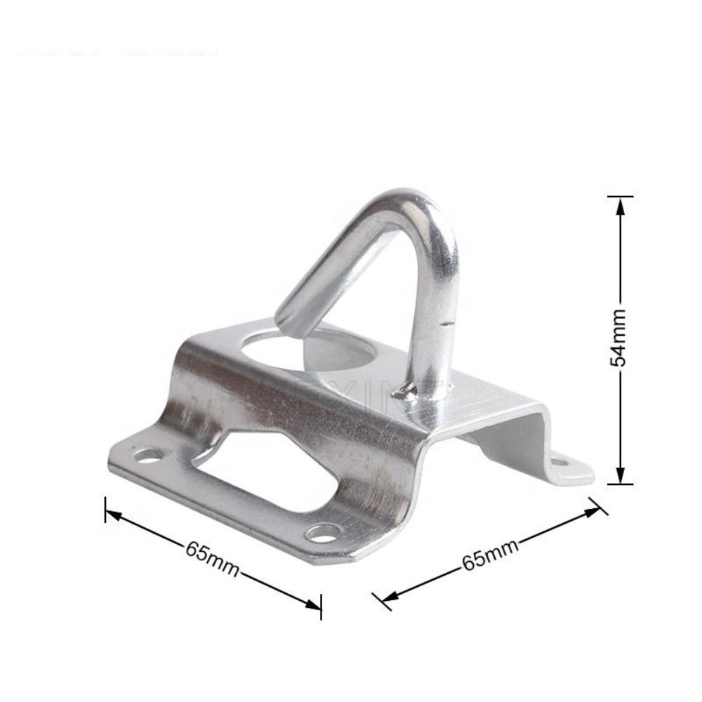 Durable C Type FTTH C Clamp Hoop Fastening Steel Fiber Retractor Fixed Pulling Hook