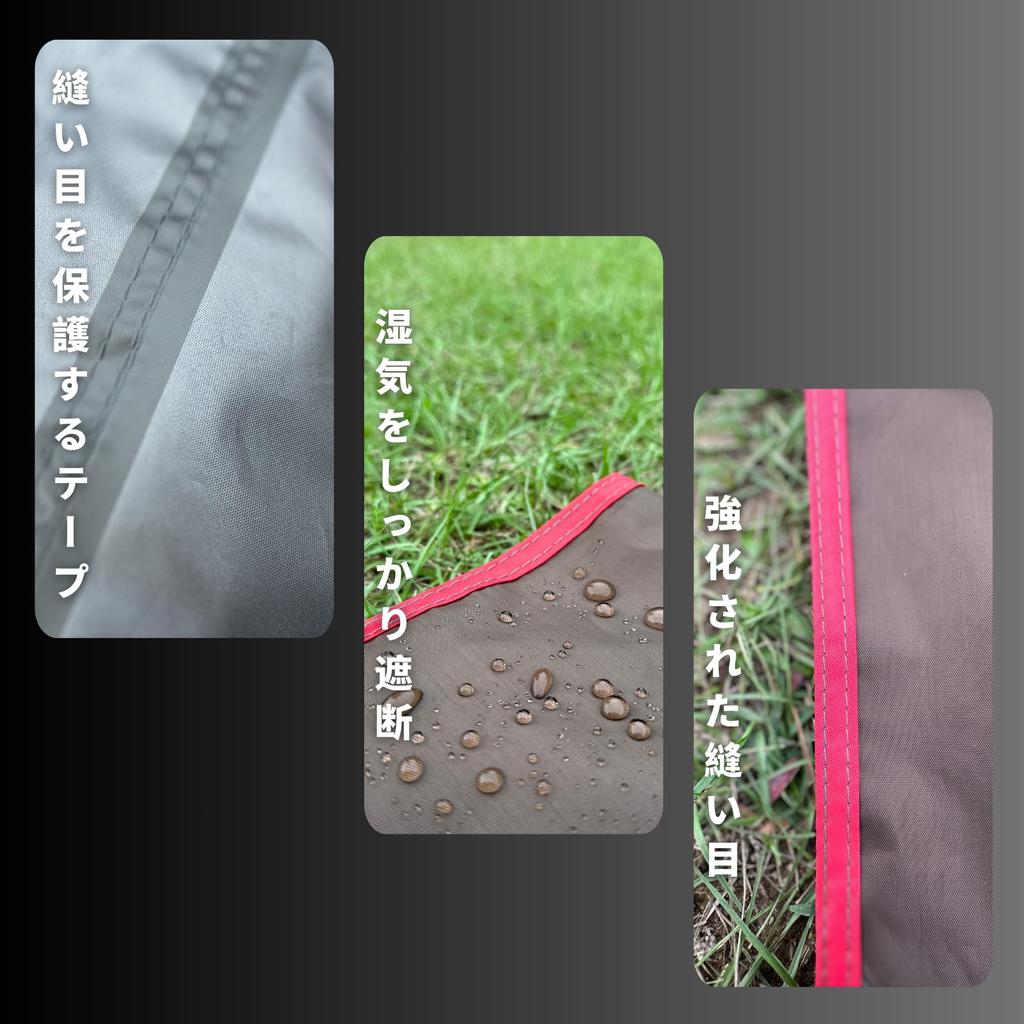 MECH CAMP Ground Sheet Tent Accessory Footprint with Grommets and Storage Bag Outdoor Camping body not included for 4S Wide 2 Room [Coleman