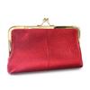 Premium Leather Long Clutch Wallet with Clasp - Large Capacity, Minimalist Design
