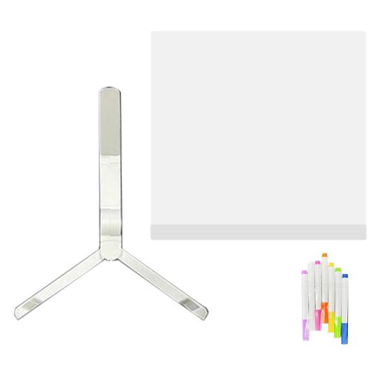 LED Note Board Colors Pen Reusable with 7 Easy To Use Glowing Acrylic