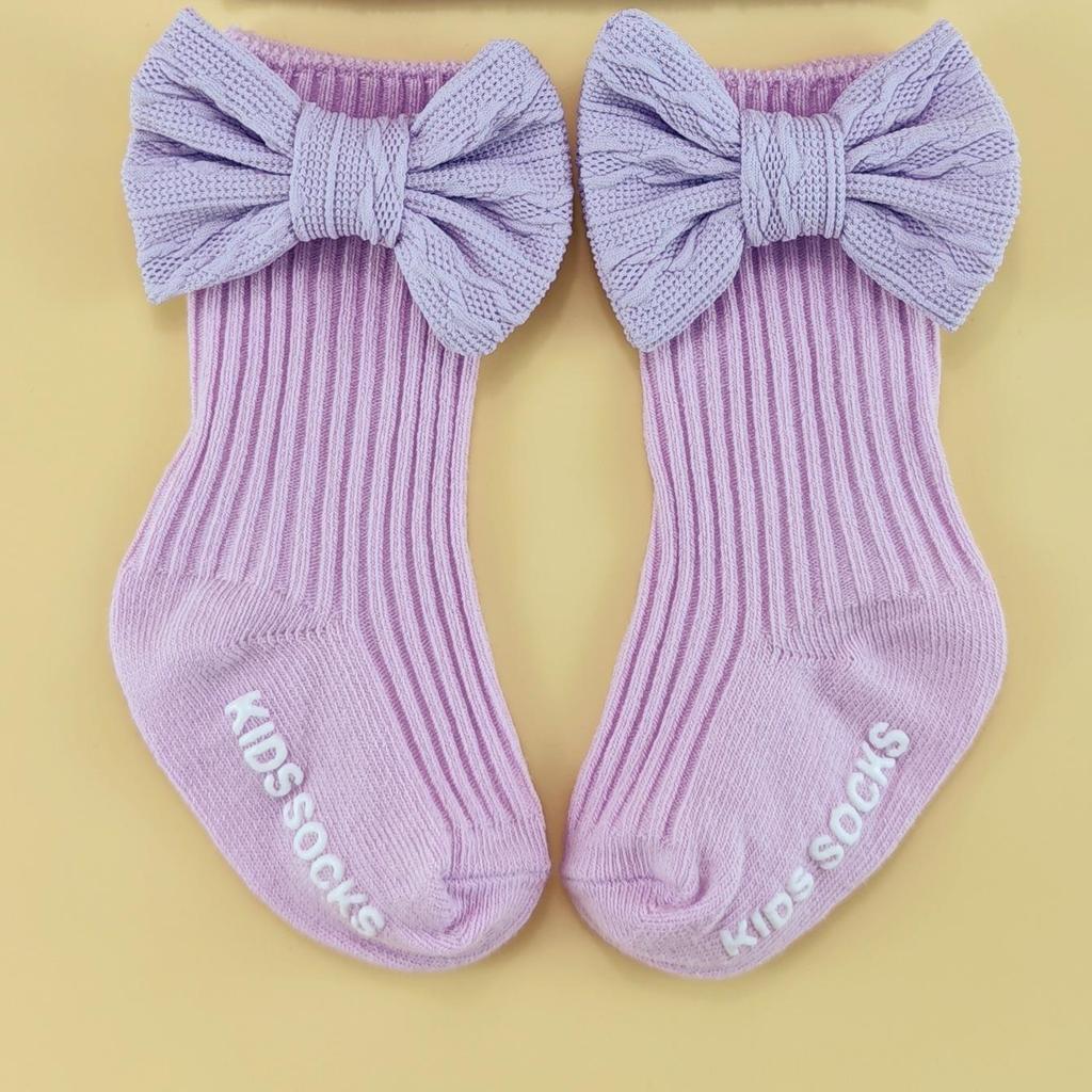 Baby Bow Headband & Socks Set - Newborn Hat & Accessory Bundle