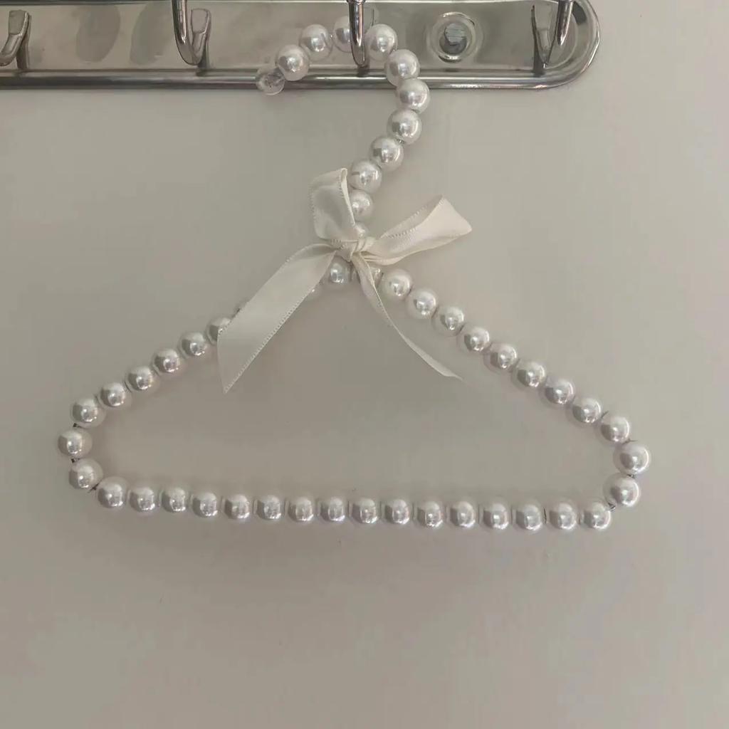 Dog Clothes Girl Heart Pearl Hanger Shelf Cat Clothes Pet Supplies Hanger Dog Accessories for Small Dogs Pets Accessories