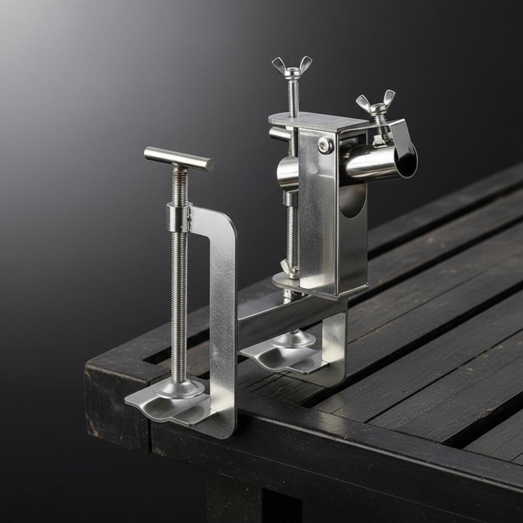 Rod Holder Long Lasting Clamp on Fishing Tool-Complimentary