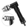 3/8" Keyed Chuck Right Angle Drill Adapter 8mm Hex Shank Chuck Key Adapter  Power Drills
