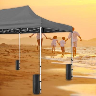 Folding Gazebo Stabilization Sandbag 600D Oxford Tents Pole Fixed Sandbag Single Tube Pavilion Fixed Sand Bags for Beach Camping