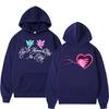 Omar Courtz Por Si Manana No Estoy Tour Heart Hoodies Unisex Vintage Fashion Aesthetic Sweatshirt Casual Long Sleeve Pullover