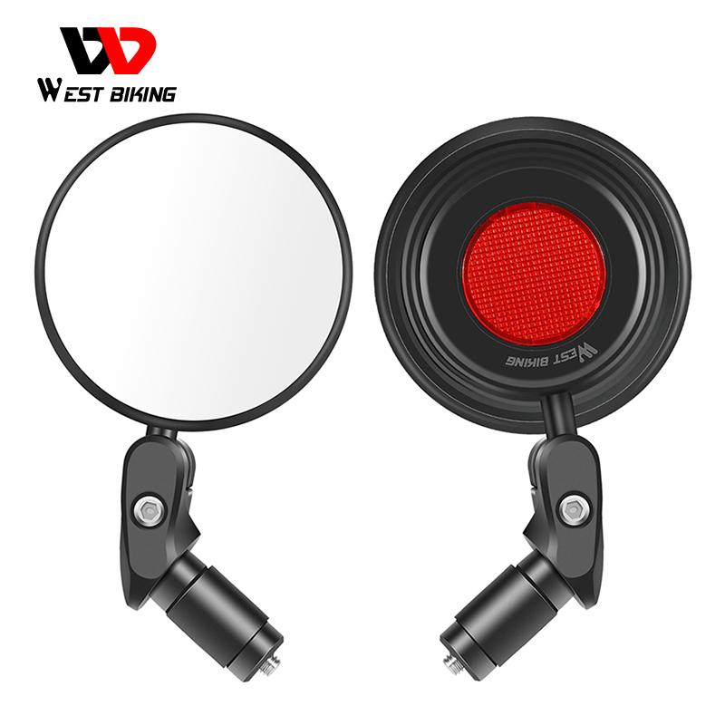WEST BIKING Cycling Frame Aluminium Frame Tires Mirror Other Bicycle Accessories Cycling Bicicleta Bike Bicycle Rearview Mirror чёрный
