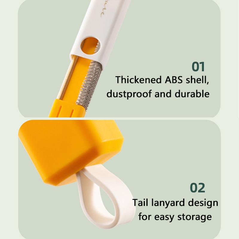 Portable Lint Removers 2-in-1 Clothes Couch Carpet Hair Removal Ball Static Electricity Brush Cat Dog Pet Hair Removal Brush