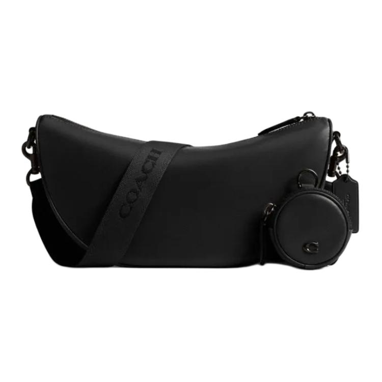 

Coach Hall 30 Adjustable Detachable Shoulder Bag Unisex Shoulder Bag Black CY754-BLK Basic Set (Bag+Dust Bag)