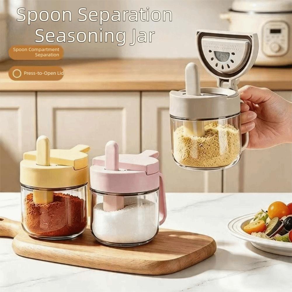 Sealing Seasoning Containers Leakproof Salt Storage Box Condiment Canister Sugar Storage