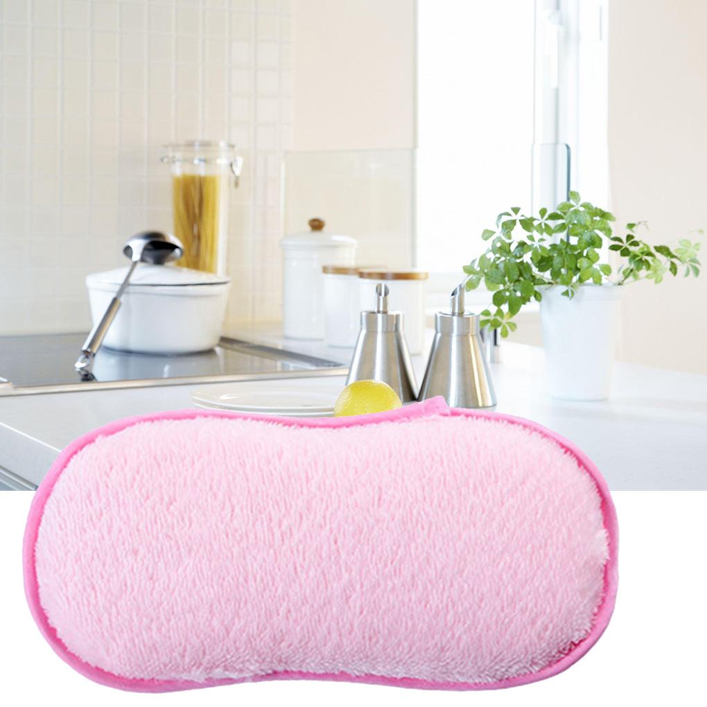

Anti Dish Cleaning Pads Multi-functional Coral Velvet Cleaning Sponges