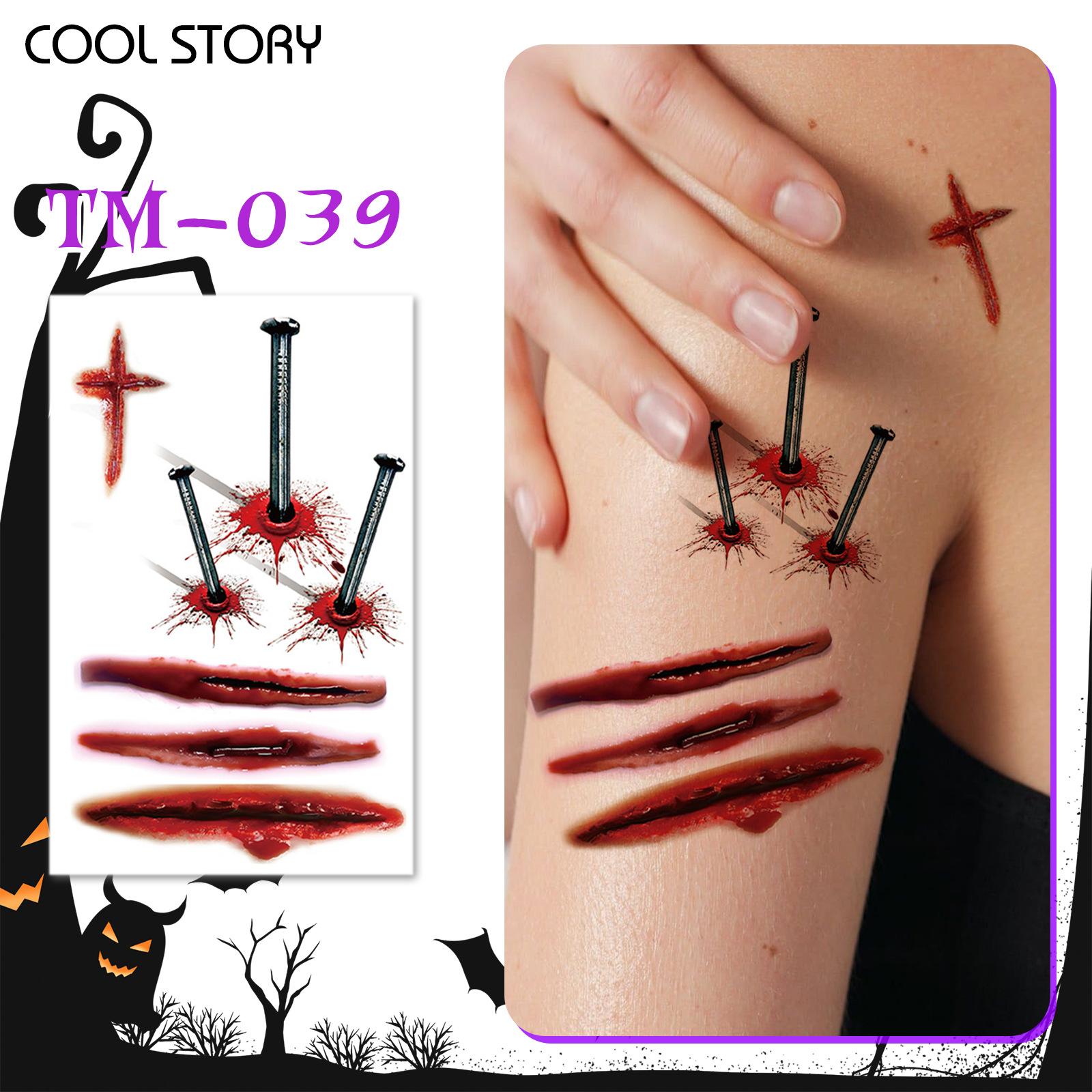 

Хэллоуин Наклейки, Наклейки-тату, Атмосфера мероприятия, Европейский и американский фестиваль Маскарадные балы, Украшения для тела