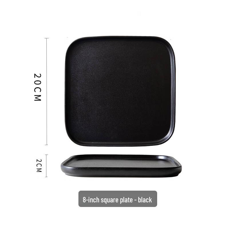 Japanese Style Ceramic Square Dinner Plate