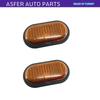 2X Yellow Side Warning Light For Renault Kangoo Master Megane Scenic Trafic Twingo Clio Logan OEM 8200194580