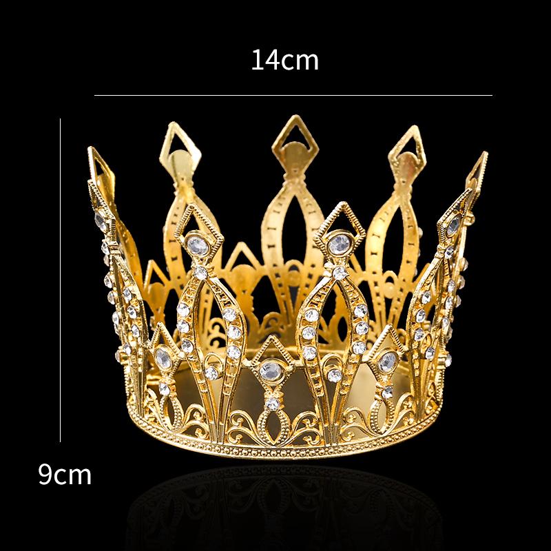 Pearl Crown Bride Cake Topper for Valentine's, Birthday, and Wedding Decor