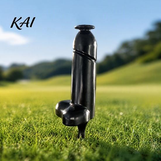 Prank Golf Tee Funny Plastic Tee, Ball Holder, Training for Gag Props Indoor Outdoor Driving Range, Humorous Gift Men Women Golfer Accessories