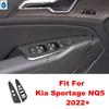 LHD Carbonfaser Türgriffhalter Fensterheberknopfschalter Auto-Innenzubehör Für Kia Sportage NQ5   2024 2025