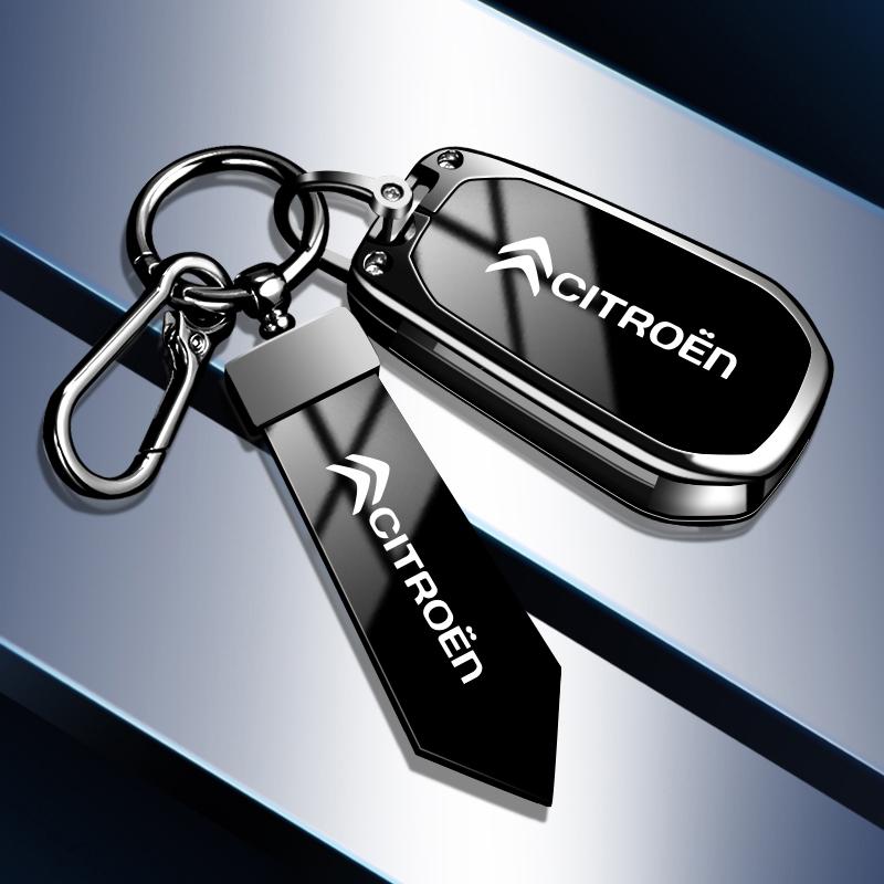 Zinklegering High-end Auto Sleutelhoesje Voor Citroen C1 C2 C3 C4 C5 C6 VTS Xsara C-Crosser Berlingo Jumpy Sleuteletui Sleutelhanger Accessoires
