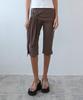 PISCESS Knotted Capri Pants_Brown