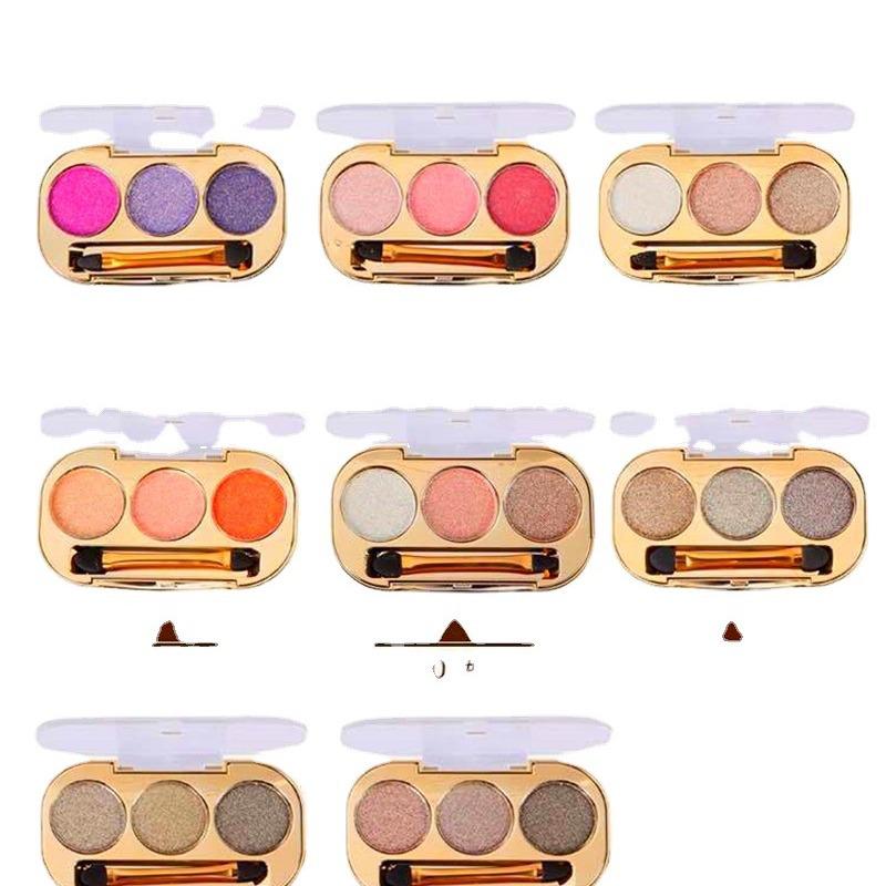 Winnie the Pooh 3-Color Diamond Eyeshadow - Long-Lasting, One-Swipe Application