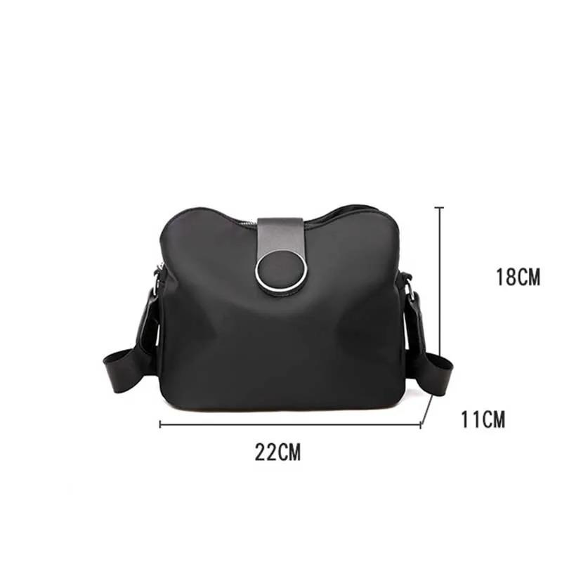 Casual Nylon Schoudertas Damesmode Waterdichte Messenger Bag Reizen Licht Kleine Crossbody Tas Winkelen Dame Handtas Portemonnee